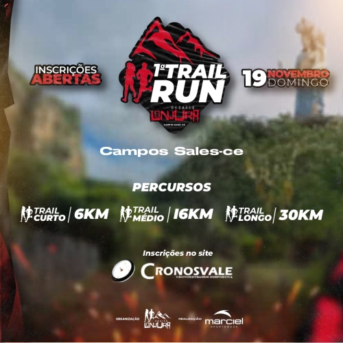 Desafio Loucos por Trail Run acontece domingo (30) na Fazenda Nova